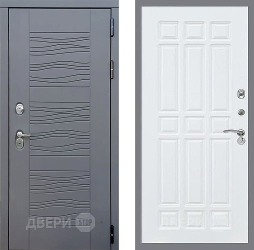 Входная металлическая Дверь Стоп СКАНДИ ФЛ-33 Силк Сноу в Можайске