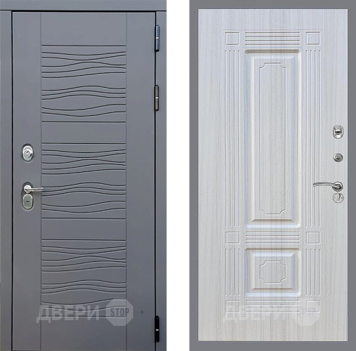 Входная металлическая Дверь Стоп СКАНДИ ФЛ-2 Сандал белый в Можайске