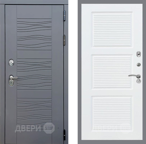 Входная металлическая Дверь Стоп СКАНДИ ФЛ-1 Силк Сноу в Можайске