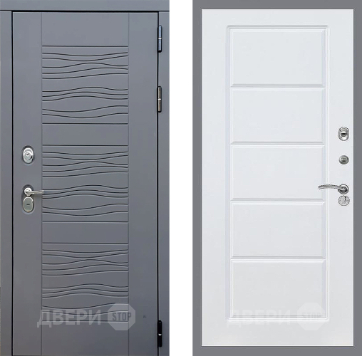 Входная металлическая Дверь Стоп СКАНДИ ФЛ-39 Силк Сноу в Можайске