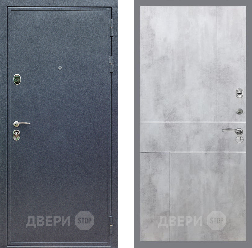 Входная металлическая Дверь Стоп СИЛЬВЕР ФЛ-290 Бетон светлый в Можайске