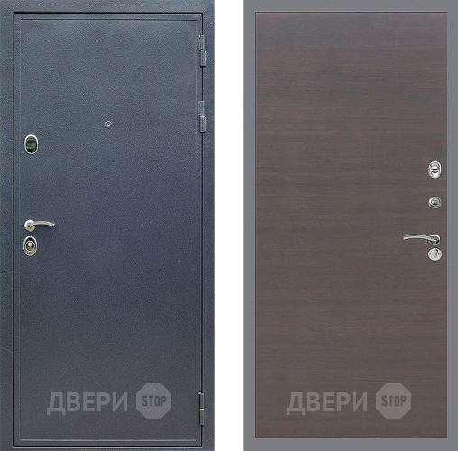 Входная металлическая Дверь Стоп СИЛЬВЕР Гладкая венге поперечный в Можайске