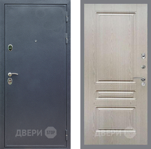 Входная металлическая Дверь Стоп СИЛЬВЕР ФЛ-243 Беленый дуб в Можайске