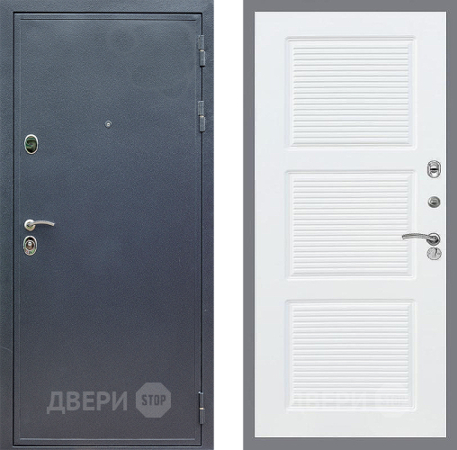 Входная металлическая Дверь Стоп СИЛЬВЕР ФЛ-1 Силк Сноу в Можайске