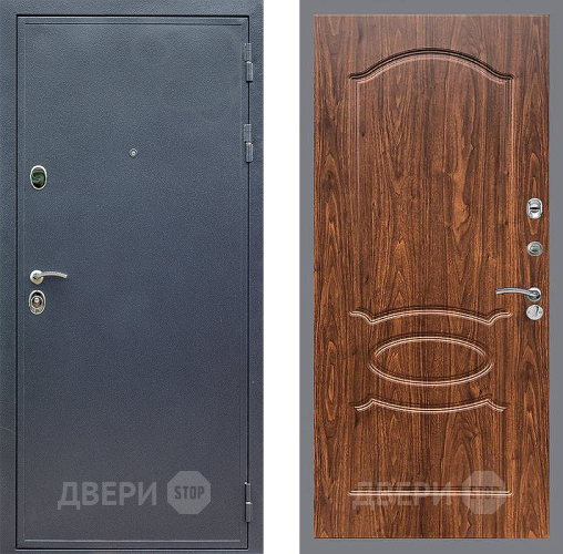 Дверь Стоп СИЛЬВЕР ФЛ-128 орех тисненый в Можайске