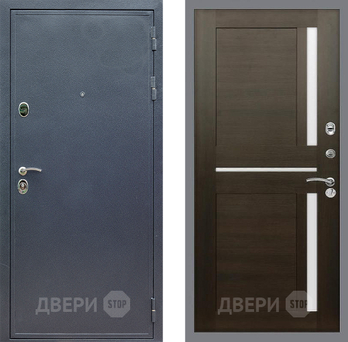 Входная металлическая Дверь Стоп СИЛЬВЕР СБ-18 Венге в Можайске