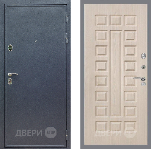 Входная металлическая Дверь Стоп СИЛЬВЕР ФЛ-183 Беленый дуб в Можайске