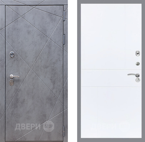 Входная металлическая Дверь Стоп Лучи ФЛ-290 Силк Сноу в Можайске