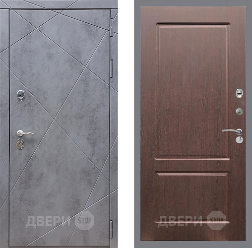 Входная металлическая Дверь Стоп Лучи ФЛ-117 Орех премиум в Можайске