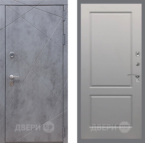 Входная металлическая Дверь Стоп Лучи ФЛ-117 Грей софт в Можайске