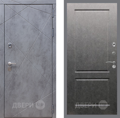 Входная металлическая Дверь Стоп Лучи ФЛ-117 Штукатурка графит в Можайске