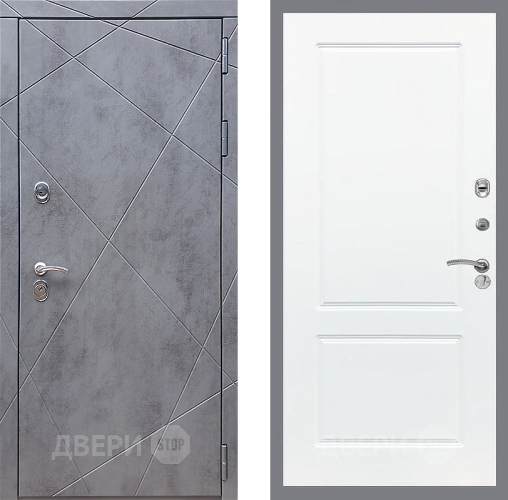 Входная металлическая Дверь Стоп Лучи ФЛ-117 Силк Сноу в Можайске