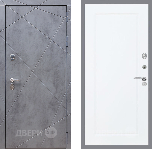 Входная металлическая Дверь Стоп Лучи ФЛ-119 Силк Сноу в Можайске