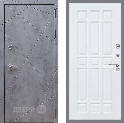 Входная металлическая Дверь Стоп Лучи ФЛ-33 Силк Сноу в Можайске