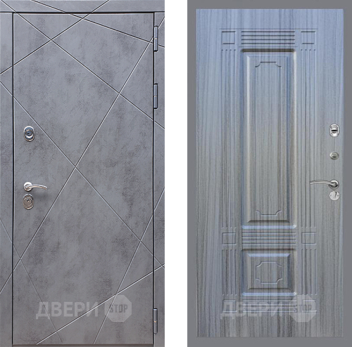 Входная металлическая Дверь Стоп Лучи ФЛ-2 Сандал грей в Можайске