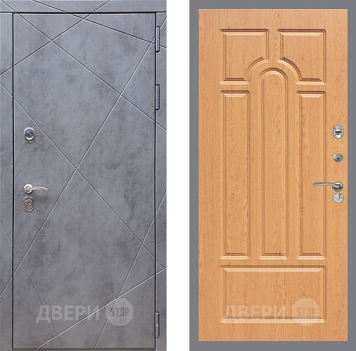 Входная металлическая Дверь Стоп Лучи ФЛ-58 Дуб в Можайске