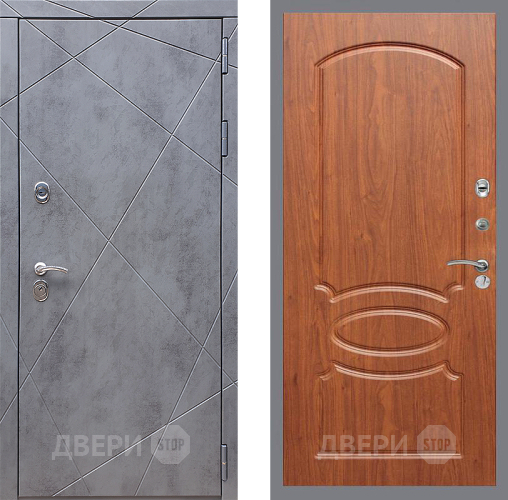 Входная металлическая Дверь Стоп Лучи ФЛ-128 Береза мореная в Можайске