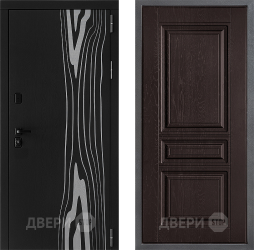Дверь Дверной континент ДК-12 ФЛ-243 Дуб шоколадный в Можайске