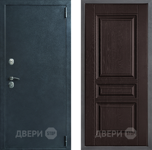 Входная металлическая Дверь Дверной континент ДК-70 Дизайн ФЛ-243 Дуб шоколадный в Можайске