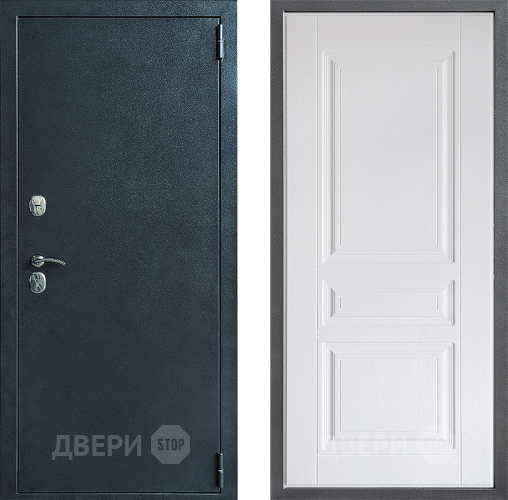 Входная металлическая Дверь Дверной континент ДК-70 Дизайн ФЛ-243 Альберо Браш серебро в Можайске