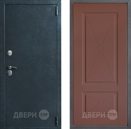 Входная металлическая Дверь Дверной континент ДК-70 Дизайн ФЛ-617 Ясень шоколадный в Можайске