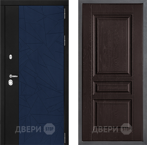 Входная металлическая Дверь Дверной континент ДК-9 ФЛ-243 Дуб шоколадный в Можайске