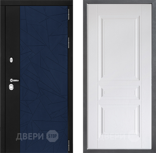 Входная металлическая Дверь Дверной континент ДК-9 ФЛ-243 Альберо Браш серебро в Можайске