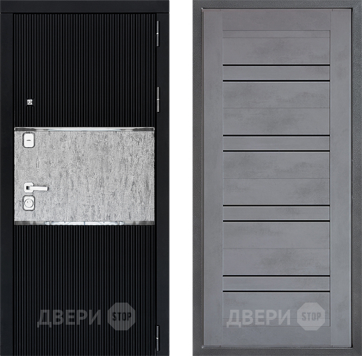 Входная металлическая Дверь Дверной континент ДК-13 ФЛ-49 Бетон серый в Можайске