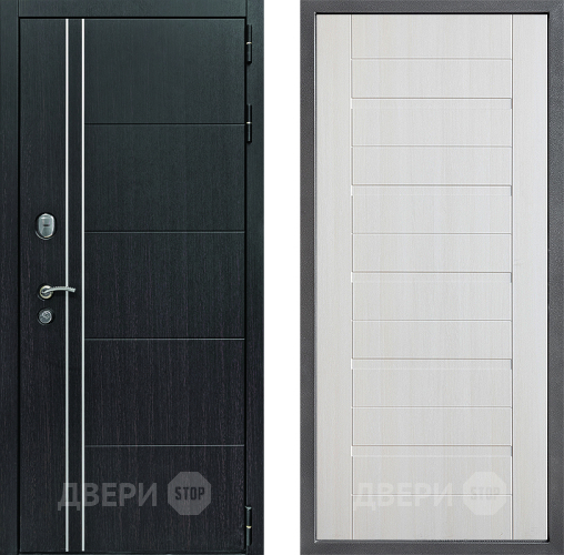 Входная металлическая Дверь Дверной континент Теплолюкс Дизайн ФЛ-70 Лиственница белая в Можайске