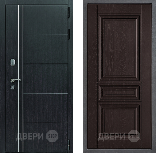 Дверь Дверной континент Теплолюкс Дизайн ФЛ-243 Дуб шоколадный в Можайске
