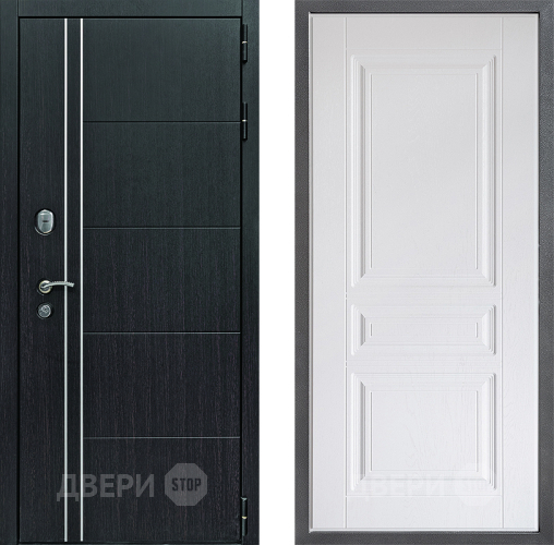 Дверь Дверной континент Теплолюкс Дизайн ФЛ-243 Альберо Браш серебро в Можайске