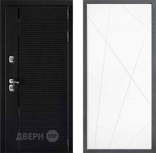 Входная металлическая Дверь Дверной континент ДК-1 ФЛ-655 Белый софт в Можайске