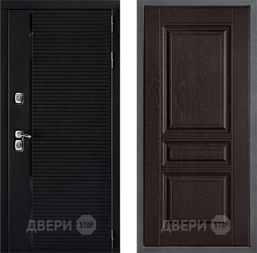 Входная металлическая Дверь Дверной континент ДК-1 ФЛ-243 Дуб шоколадный в Можайске