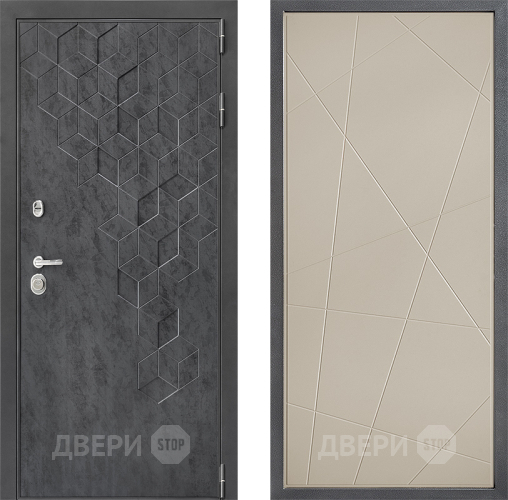 Входная металлическая Дверь Дверной континент ДК-3/713 ФЛ-655 Капучино в Можайске