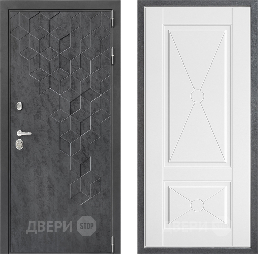 Входная металлическая Дверь Дверной континент ДК-3/713 ФЛ-617 Софт милк в Можайске