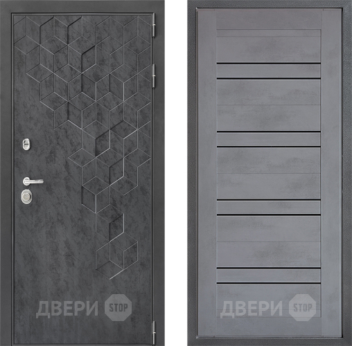 Дверь Дверной континент ДК-3/713 ФЛ-49 Бетон серый в Можайске