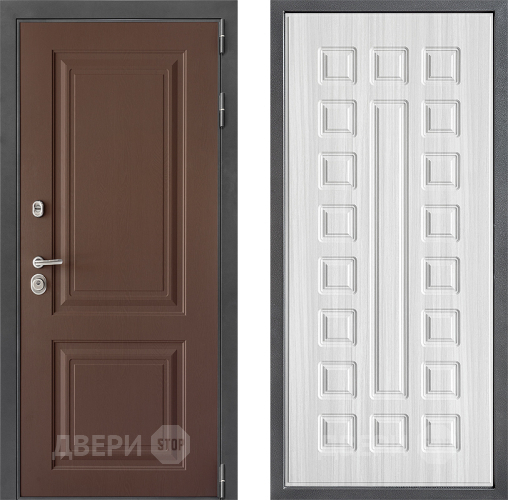 Входная металлическая Дверь Дверной континент ДК-3/729 ФЛ-183 Сандал белый в Можайске