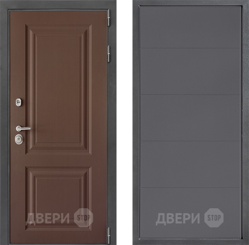 Входная металлическая Дверь Дверной континент ДК-3/729 ФЛ-649 Графит софт в Можайске