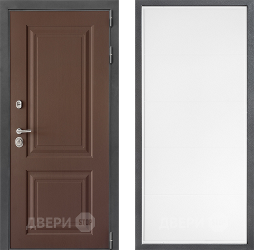 Входная металлическая Дверь Дверной континент ДК-3/729 ФЛ-649 Белый софт в Можайске