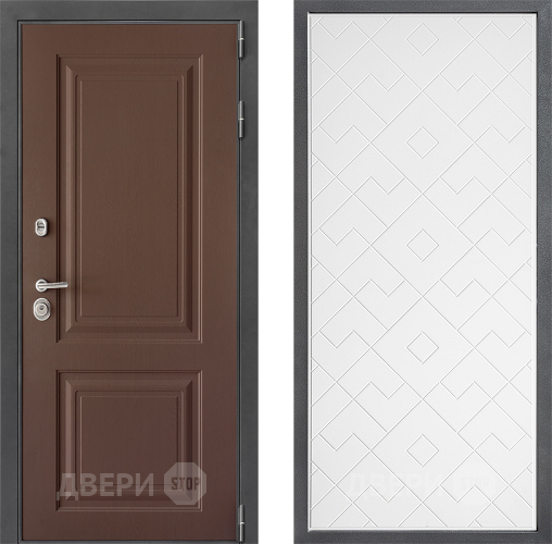 Дверь Дверной континент ДК-3/729 ФЛ-Тиффани Белый софт в Можайске