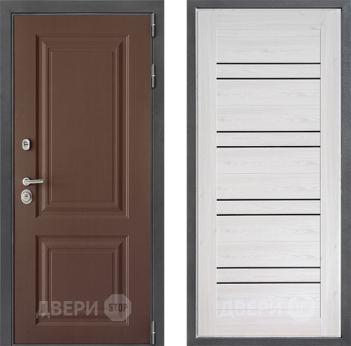 Входная металлическая Дверь Дверной континент ДК-3/729 ФЛ-49 Сосна белая в Можайске