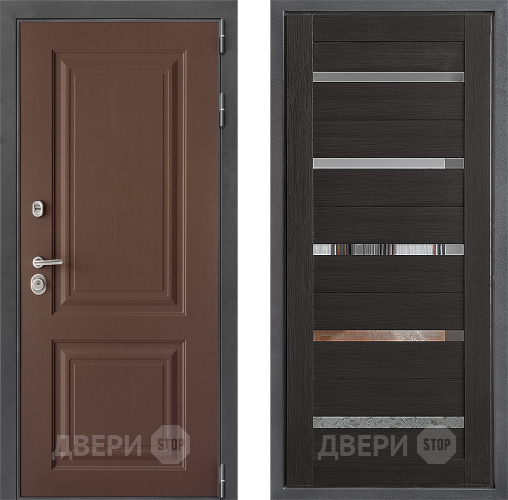 Входная металлическая Дверь Дверной континент ДК-3/729 ФЛ-47 Венге в Можайске