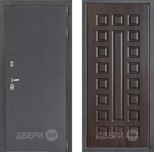 Входная металлическая Дверь Дверной континент ДК-3/744 ФЛ-183 Венге в Можайске