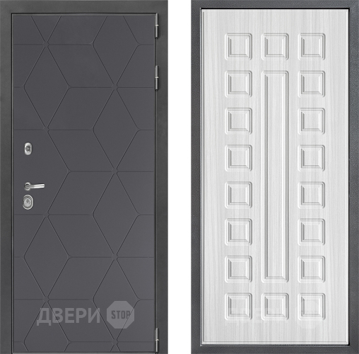 Входная металлическая Дверь Дверной континент ДК-3/744 ФЛ-183 Сандал белый в Можайске
