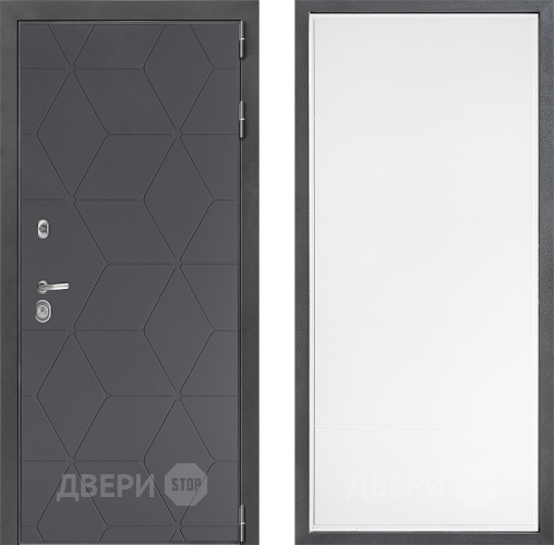 Входная металлическая Дверь Дверной континент ДК-3/744 ФЛ-649 Белый софт в Можайске