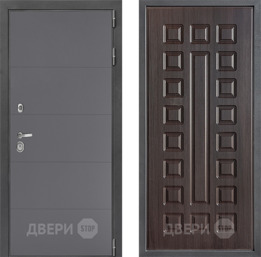 Входная металлическая Дверь Дверной континент ДК-3/649 ФЛ-183 Венге в Можайске
