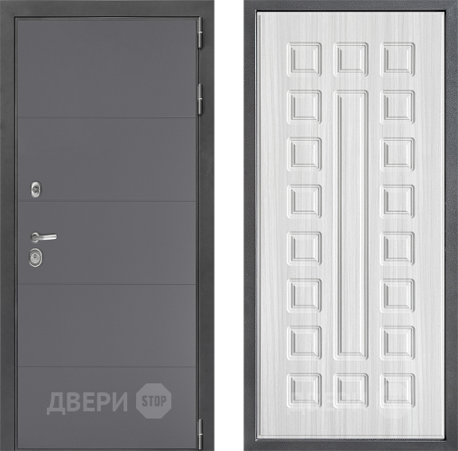 Входная металлическая Дверь Дверной континент ДК-3/649 ФЛ-183 Сандал белый в Можайске