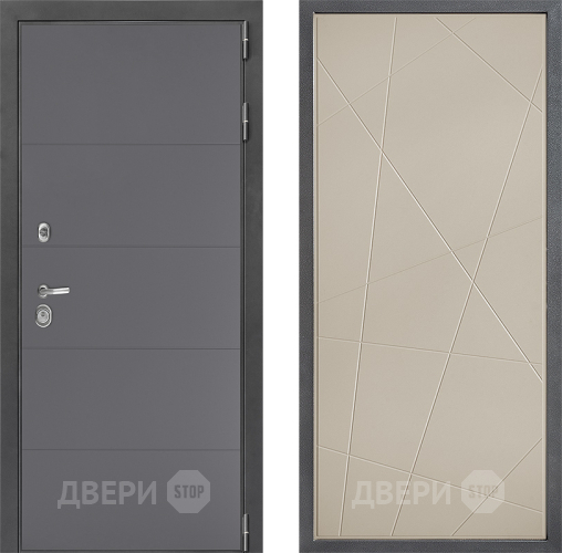 Входная металлическая Дверь Дверной континент ДК-3/649 ФЛ-655 Капучино в Можайске