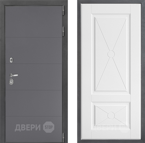 Входная металлическая Дверь Дверной континент ДК-3/649 ФЛ-617 Софт милк в Можайске