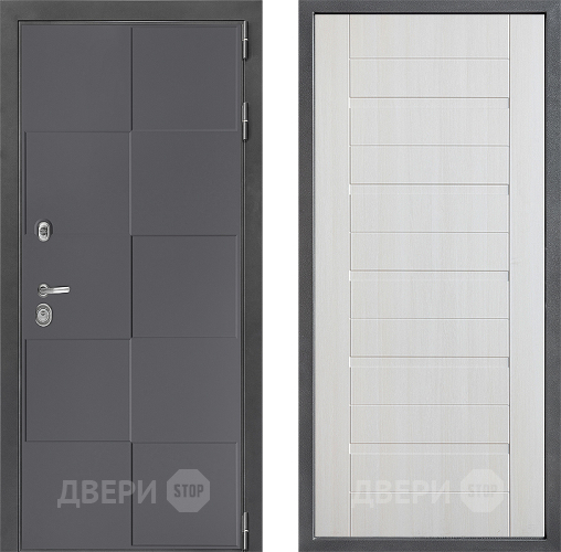 Входная металлическая Дверь Дверной континент ДК-3/606 ФЛ-70 Лиственница белая в Можайске